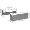 Image de vidaXL - 9-delige - Loungeset - met - kussens - poly - rattan - beige