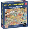 Image de Jan van Haasteren - Op hete kolen - 1000 stukjes puzzel - Legpuzzel