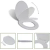 Image de vidaXL Toiletzitting - Toiletbril - Toiletbril soft-close ovaal wit - Badkamermeubel - Sanitair - Plastic Toiletbril