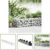 Image de vidaXL Tuinwand - Gabion Mand - Gabion mand 300x30x50 cm gegalvaniseerd staal - Terrasdecoratie - Buitensteunconstructie - Sierhekwerk