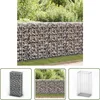 Image de vidaXL Gabion - Schanskorf - Schanskorf met deksels 100x50x30 cm gegalvaniseerd draad - Tuinaanleg - Buitenshuisdecoratie - Wandbekleding
