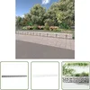 Image de vidaXL Tuinmuur - Schanskorfmuur - Schanskorfmuur met deksels 900x50x50 cm gegalvaniseerd staal - Gabion - Staalmuren - Stevige Muur