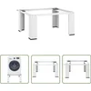 Image de vidaXL Wasmachine Stand - Wasmachine Verhoger - Wasmachineverhoger wit - Wasmachine Platform - Ergonomische Wasmachine - Wasmachine Hoger Zetten