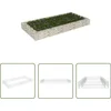 Image de vidaXL Gabion Bakken - Tuinplantenbakken - Gabion plantenbak verhoogd 200x100x20 cm gegalvaniseerd staal - Sierhekwerk - Buitendecoratie - Metalen Plantenbak