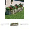 Image de vidaXL Plantenbak - Gabion Plantenbak - Gabion plantenbak verhoogd 300x100x50 cm gegalvaniseerd ijzer - Siertuin - Tuindecoratie - Buitendecoratie