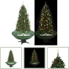Image de The Living Store Kunstkerstboom Groen - 190 cm - Sneeuwende Kerstboom Met Melodie - PVC - Polyester - Kunststof Kunstkerstboom - Kerstboom - Sneeuwdekkende Kerstboom - Kerstverlichting - Kerstdecoratie - Festive Decoratie - Wintersfeer