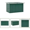 Image de vidaXL Opslagbox - Tuinopbergkast - Tuinbox 109x67x65 cm groen - Buitentoiletten - Tuinkast - Groene Kast