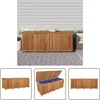 Image de vidaXL Tuinopslag - Houten Tuinbox - Tuinbox 200x80x75 cm massief acaciahout - Buitenschrijnwerk - Tuinset - Acacia Hout