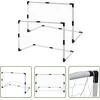 Image de vidaXL Mini Voetbaldoelen - Voetbaldoelen - 2-delige Minidoeltjesset met net 91,5x48x61 cm - Kinder Voetbalspeelgoed - Sport Artikelen - Tuinspeldoestellen