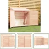Image de vidaXL Houtenschuur - Tuinhuis - Tuinschuur 102x52x112 cm massief vurenhout - Buitenschuur - Vuren - Compact