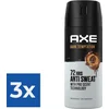 Image de Axe Deodorant Spray Anti Transpirant Dark Temptation 150 ml - Voordeelverpakking 3 stuks