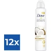 Image de Dove Deodorant Deospray Coconut & Jasmine Flower 250 ml - Voordeelverpakking 12 stuks