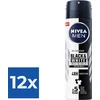 Image de NIVEA Men Deodorant Spray Invisible for Black & White - 150 ml - Voordeelverpakking 12 stuks