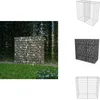 Image de vidaXL Gabion Mand - Gabion Manden - Draadhek - Draadhekken - Gabion mand 100x50x100 cm gegalvaniseerd staal