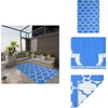 Image de vidaXL Buitenkleed - Buitenkleden - Kleed - Tapijt - Buitenkleed ARAKIL 160x230 cm polypropeen blauw