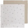 Image de Baby's Only Hydrofiele doek Tender - Swaddles voor baby - Inbakerdoek - Hydrofiele luier - Mousseline - Beige/Clover - 115x115 cm - 2-pack - 100% prewashed katoen