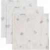 Image de Baby's Only Monddoekje Tender - Hydrofiele monddoekjes baby - Spuugdoekjes - Washandjes set - Hydrofiele doek - Clover - 30x30 cm - 3-pack - 100% prewashed katoen