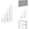 Image de vidaXL Gabion Plantenbak - Gabionplantenbakken - Plantenbak - Plantenbakken - Schanskorf plantenbakken 4 st 30x30x50/100/150/200 cm ijzer