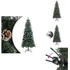 Image de vidaXL Kerstboom - Kerstbomen - Kunstkerstboom - Kunstboom - Kunstkerstboom met standaard 150 cm PVC groen