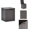 Image de vidaXL Tuinbox - Tuinboxen - Opbergkist - Opbergkisten - Opbergbox voor in de tuin 90 L bruin