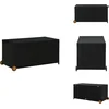 Image de vidaXL Tuinbox - Tuinboxen - Kussenbox - Kussensboxen - Tuinbox 120x65x61 cm poly rattan zwart