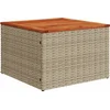 Image de vidaXL - 12-delige - Loungeset - met - kussens - poly - rattan - gemengd - beige