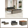 Image de vidaXL - 9-delige - Loungeset - met - kussens - poly - rattan - grijs