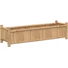 Image de vidaXL - Plantenbak - 100x30x25 - cm - bamboe