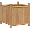 Image de vidaXL - Plantenbak - 40x40x40 - cm - bamboe