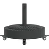 Image de vidaXL - Parasolvoet - met - wielen - voor - stok - van - Ø38 - / - 48 - mm - 27 - kg - rond