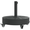 Image de vidaXL - Parasolvoet - met - wielen - voor - stok - van - Ø38 - / - 48 - mm - 27 - kg - rond