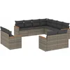 Image de vidaXL - Patio - Sofa - Set - 11-zits - Grey
