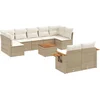 Image de vidaXL - Patio - Sofa - Set - 9-zits - Beige - and - Cream