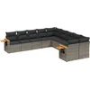 Image de vidaXL - Patio - Sofa - Set - 10-zits - Grey