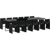 Image de vidaXL - 13-delige - Tuinset - met - kussens - poly - rattan - zwart