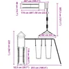 Image de vidaXL Speelhuis geïmpregneerd grenenhout