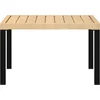 Image de vidaXL - Tuintafel - 65x65x40 - cm - aluminium - zwart