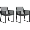Image de vidaXL - Tuinstoelen - 2 - st - poly - rattan - zwart