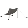 Image de vidaXL - Strandluifel - met - zandankers - 214x236 - cm - grijs