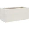 Image de vidaXL - Plantenbak - 80x36x35 - cm - polypropeen - wit