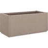 Image de vidaXL - Plantenbak - 80x36x35 - cm - polypropeen - lichtbruin