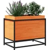 Image de vidaXL - Plantenbak - 60x40x50 - cm - massief - grenenhout - wasbruin