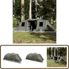 Image de vidaXL - Tunneltent - 6-persoons - waterdicht - olijfgroen