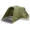 Image de vidaXL - Koepeltent - 6-persoons - waterdicht - olijfgroen