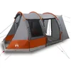 Image de vidaXL - Autotent - 2-persoons - waterdicht - grijs - en - oranje