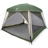 Image de vidaXL - Gezinstent - 6-persoons - waterdicht - groen