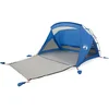 Image de vidaXL - Strandtent - 2-persoons - waterdicht - azuurblauw