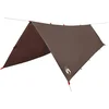 Image de vidaXL - Kampeerluifel - waterdicht - 506x306 - cm - bruin