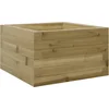 Image de vidaXL - Plantenbak - 40x40x23 - cm - geïmpregneerd - grenenhout