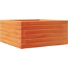 Image de vidaXL - Plantenbak - 50x50x23 - cm - massief - grenenhout - wasbruin